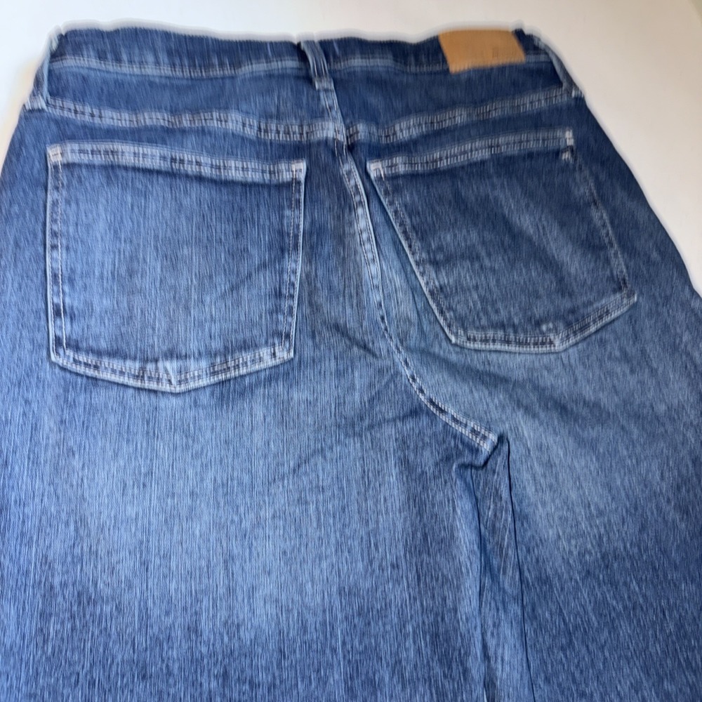 Madewell The Perfect Vintage Flare Jeans Zipper Pocket Denim USA Size 30 /10 T - Picture 8 of 10